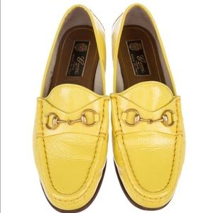 Gucci patent leather Horsebit loafers